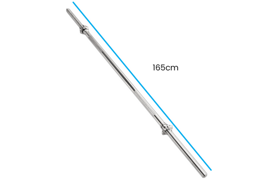 Halterstang met schroefklemmen - ⌀25 mm - 165 cm - max. 140kg