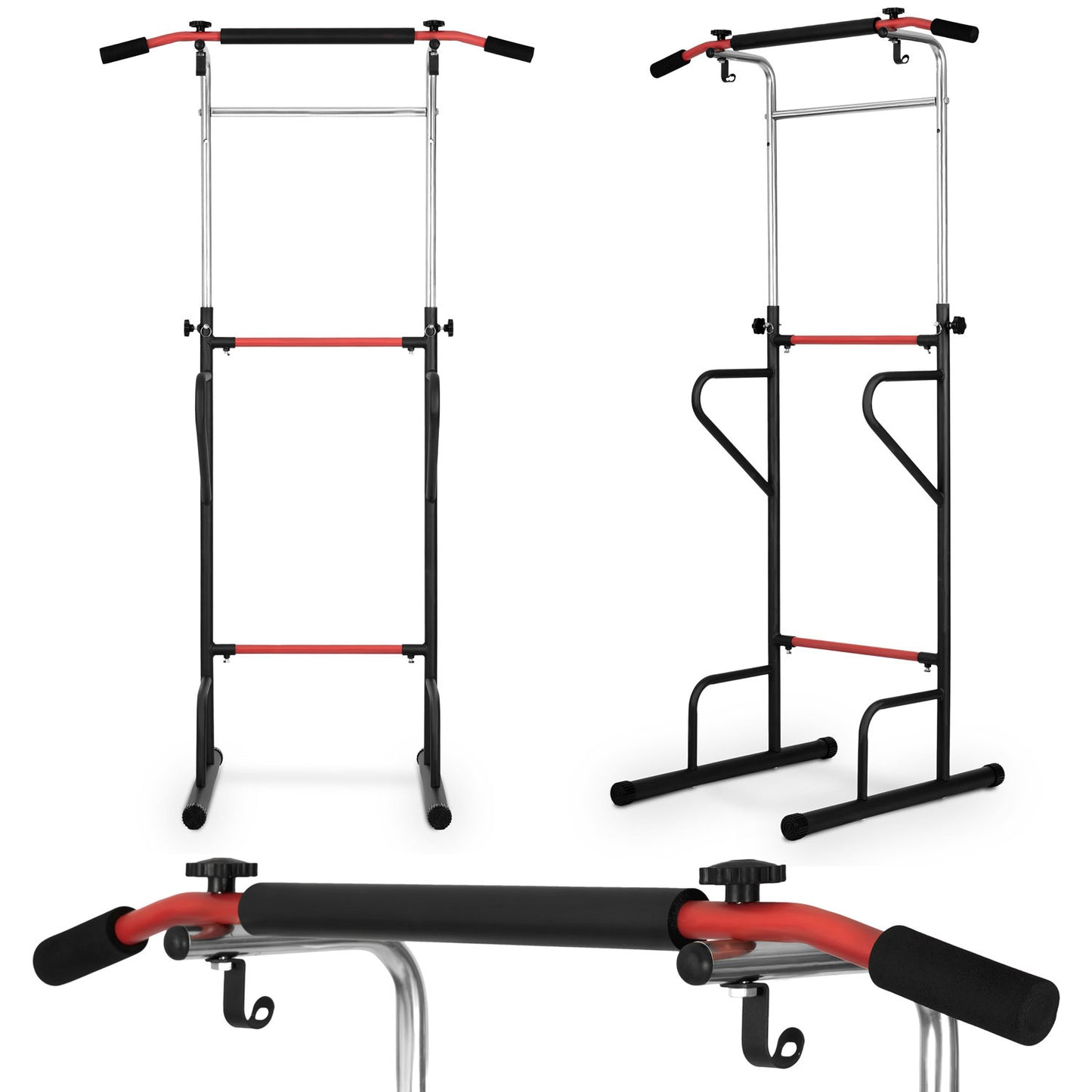 Great Gainz vrijstaande pull-up bar optrekstang tot 215 cm perfect voor krachttraining en thuisworkouts