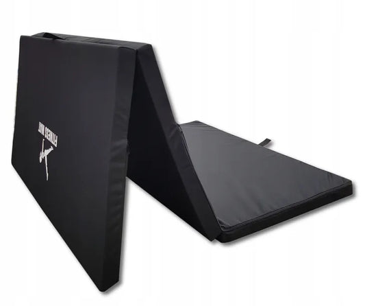 Fitnessmat voor binnen en buiten - opvouwbaar en waterdicht - 200 x 120 x 5 cm - zwart