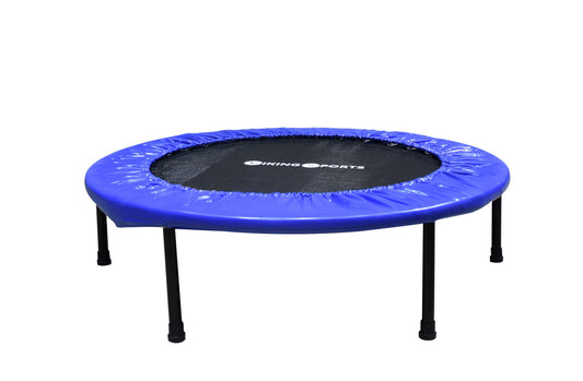 Opvouwbare fitness trampoline - Ø101 x 22,5 cm - blue