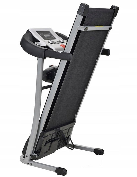 Opvouwbare loopband met LCD-scherm en hartslagmeting - tot 12 km/u - inclusief buikspier- en massage twister