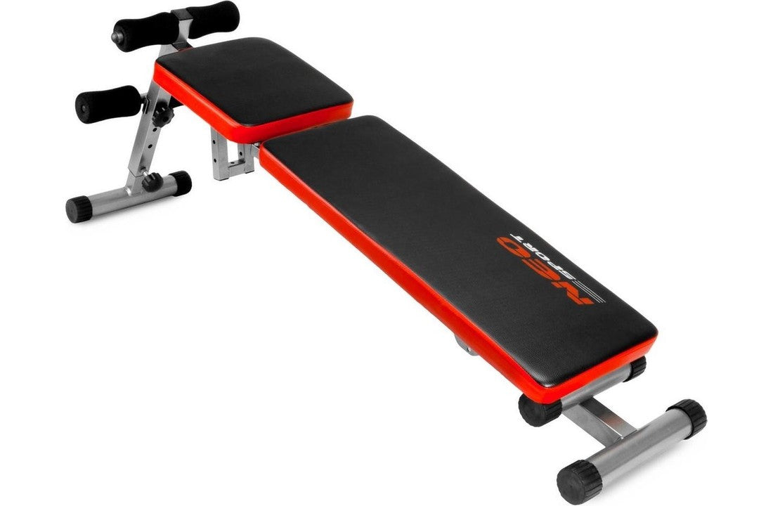 Verstelbare en multifunctionele fitnessbank - halterbank - 136 x 32 x 51 cm
