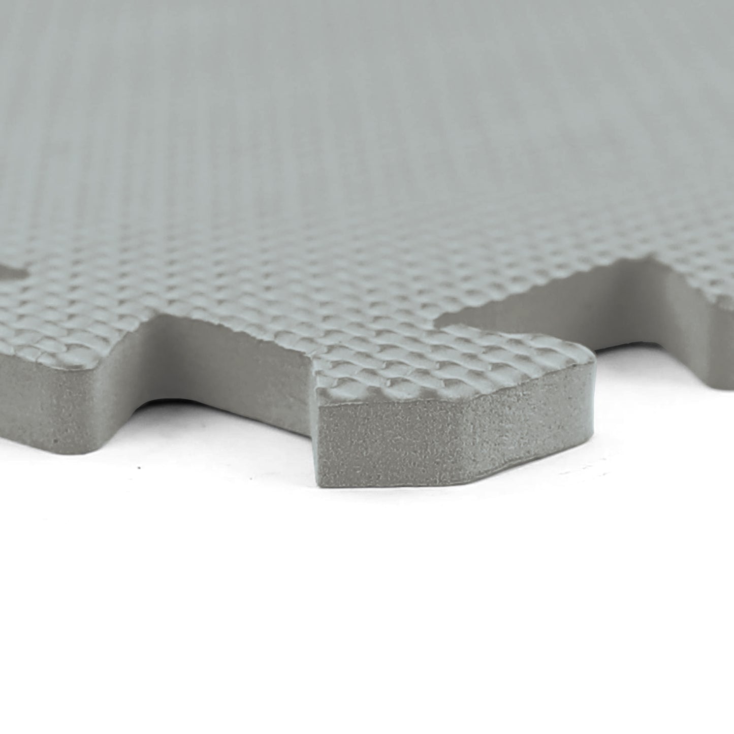 Fitness puzzelmat - vloermat - 8-delig - 50 x 50 cm - grijs