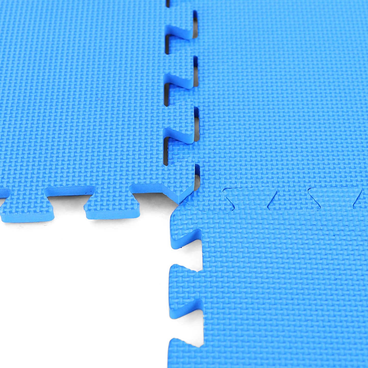 Fitness puzzelmat - vloermat - 8-delig - 50 x 50 cm - blauw