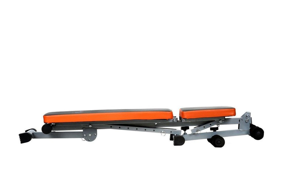 Verstelbare en multifunctionele fitnessbank met antislip handgrepen - halterbank - 136 x 34 x 108 cm