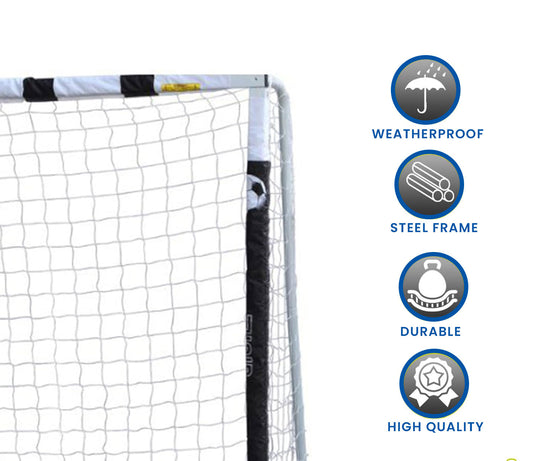 Voetbaldoel - staal - 300 x 200 x 90 cm - inclusief grondpennen