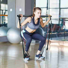 Workout Bar met weerstandsbanden