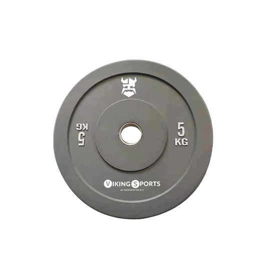 Great Gainz rubbergewichtplaat halterschijf 5 kg grijs ideaal voor krachttraining thuisworkout