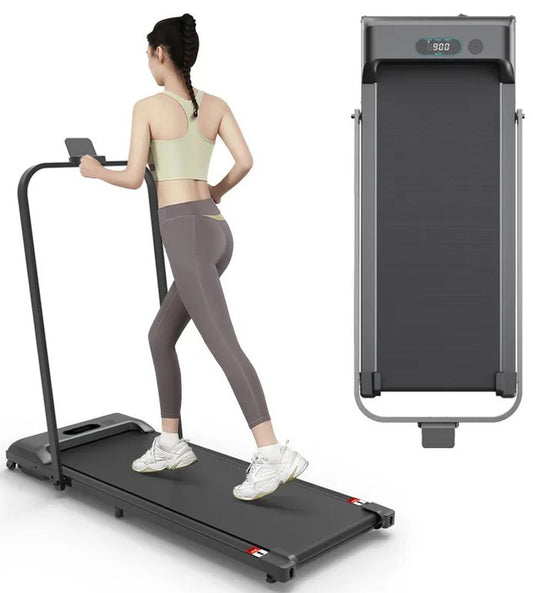 Great Gainz elektrische loopband opvouwbaar snelheid tot 10 km/u ideaal voor thuisworkout