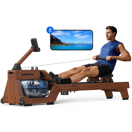 Waterroeimachine van Massief Hout – Luxe Full Body Workout voor Thuis
