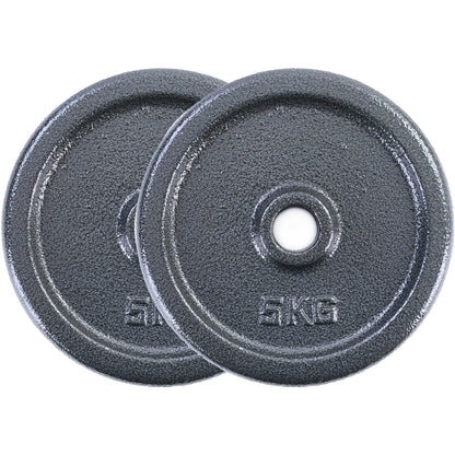 Great Gainz gietijzeren halterschijven 20 kg set van 2x10 kg ideaal voor krachttraining en thuisworkout