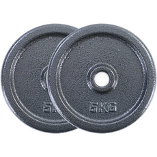 Great Gainz gietijzeren halterschijven 20 kg set van 2x10 kg ideaal voor krachttraining en thuisworkout