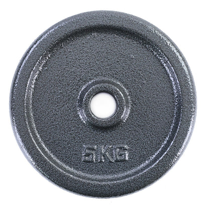 Halterschijven set 20kg - gietijzer - ⌀26 mm - 2 x 10kg - zwart