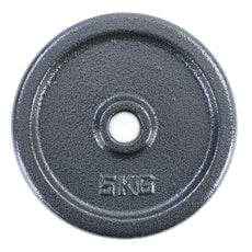 Halterschijven set 20kg - gietijzer - ⌀26 mm - 2 x 10kg - zwart
