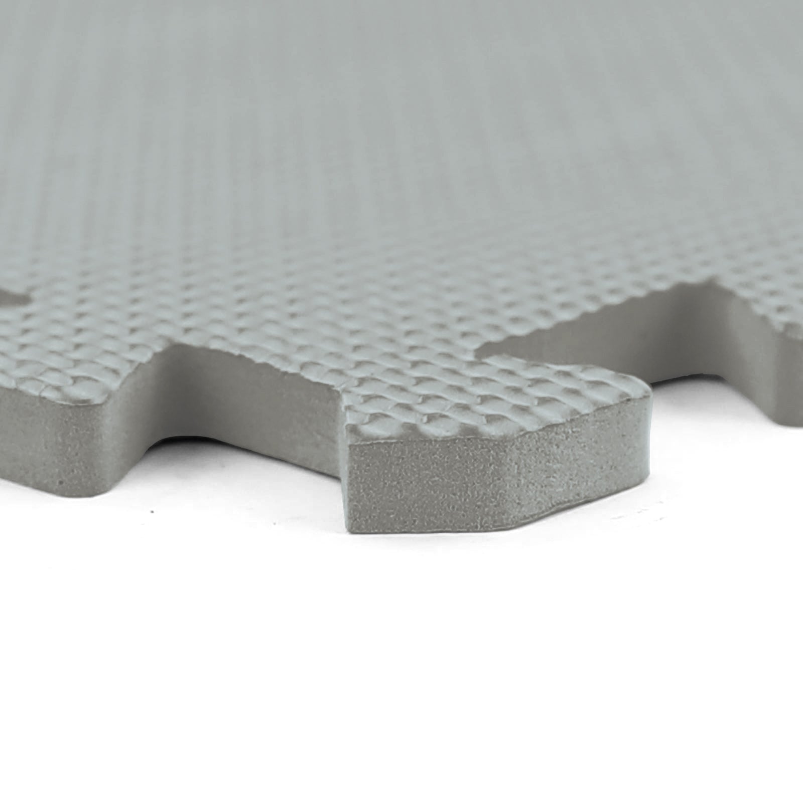 Fitness puzzelmat - vloermat - 8-delig - 50 x 50 cm - grijs