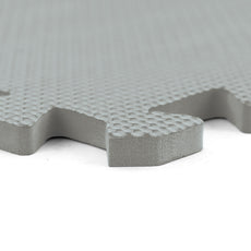 Fitness puzzelmat - vloermat - 8-delig - 50 x 50 cm - grijs