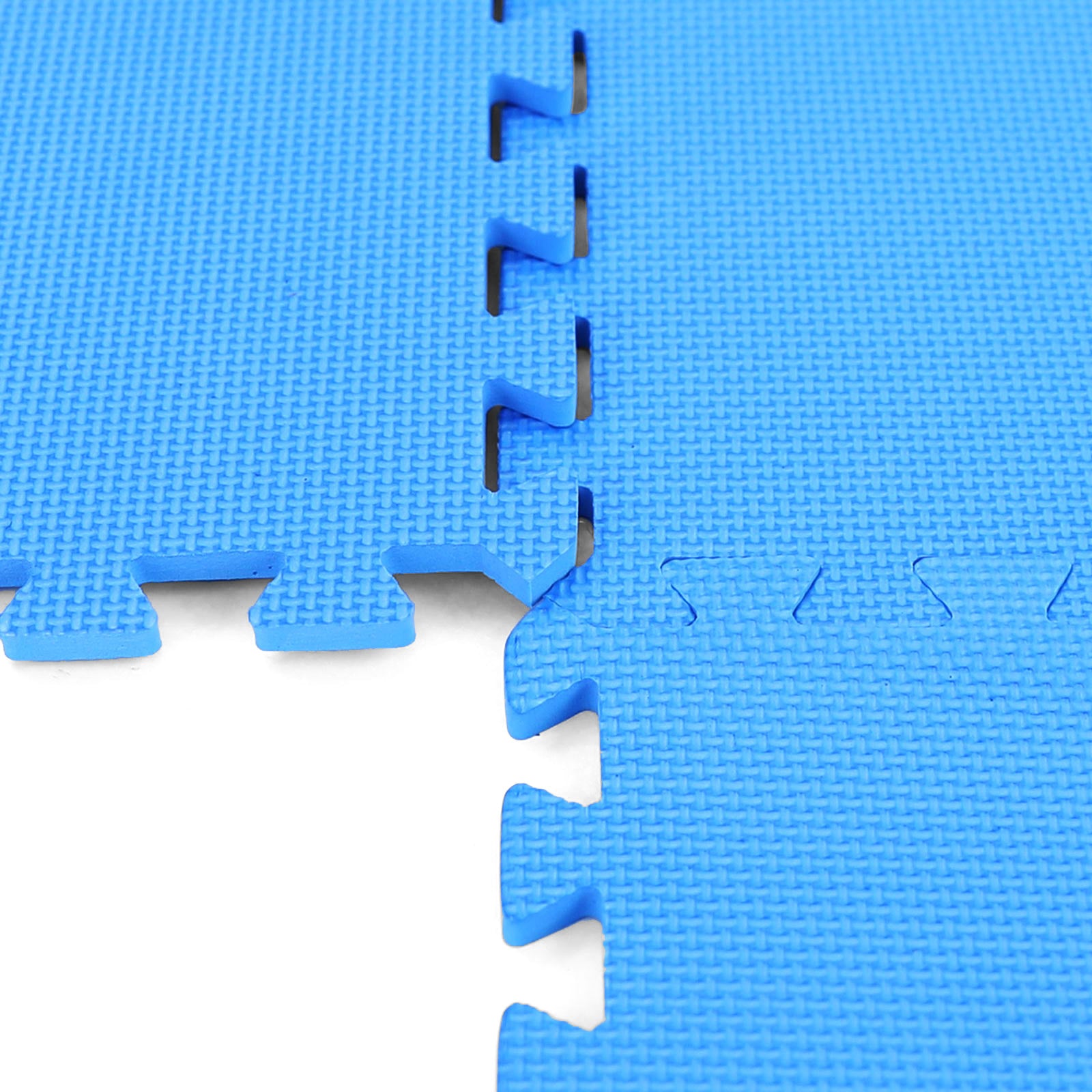 Fitness puzzelmat - vloermat - 8-delig - 50 x 50 cm - blauw